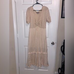 Urban Outfitters “Picnic Time” Midi Dress- Size Large